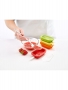 Lku, Set di 4 stampi per gelato/ghiacciolo in silicone